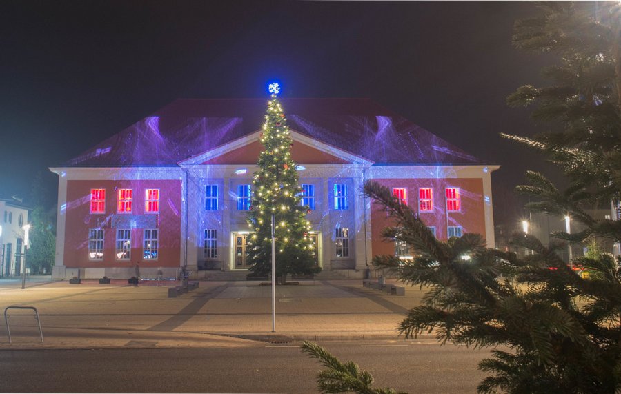 Kulturzentrum zu Rathenow aus Licht 2020
