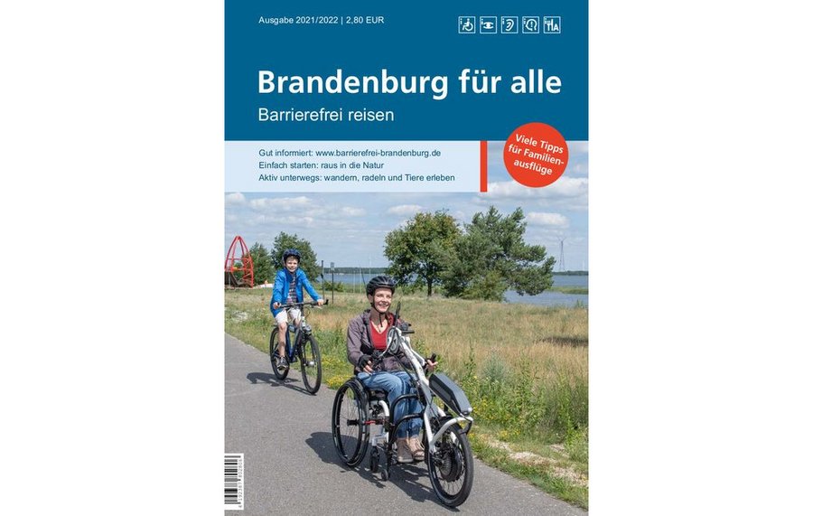 Cover der Broschüre Brandenburg für alle - Barrierefrei Reisen