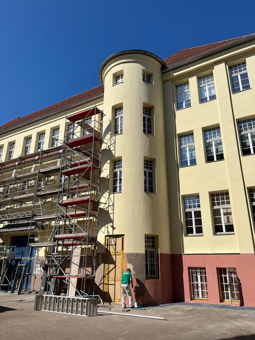 Fassade der Duncker-Oberschule