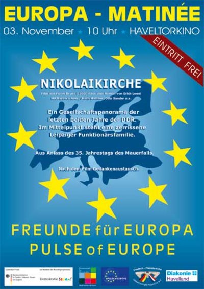 Europa-Matinée mit dem Film "Nikolaikirche"