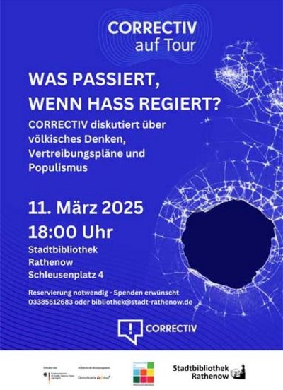 CORRECTIV auf Tour: Was passiert, wenn Hass regiert?