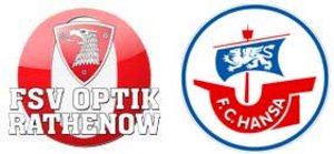 Heimspiel des FSV Optik Rathenow gegen F.C. Hansa Rostock II