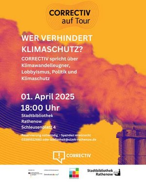 CORRECTIV auf Tour: Wer verhindert Klimaschutz?