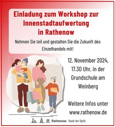 Workshop zur Innenstadtaufwertung