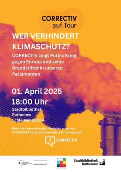 CORRECTIV auf Tour: Wer verhindert Klimaschutz?