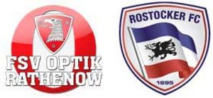 Heimspiel des FSV Optik Rathenow gegen Rostocker FC