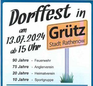 Dorffest in Grütz